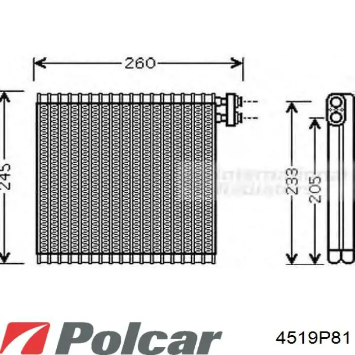 4519P81 Polcar Охолоджувач повітря