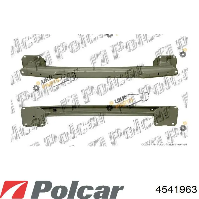 Балка бампера заднього Polcar 4541963 ціна, від 38.01 USD