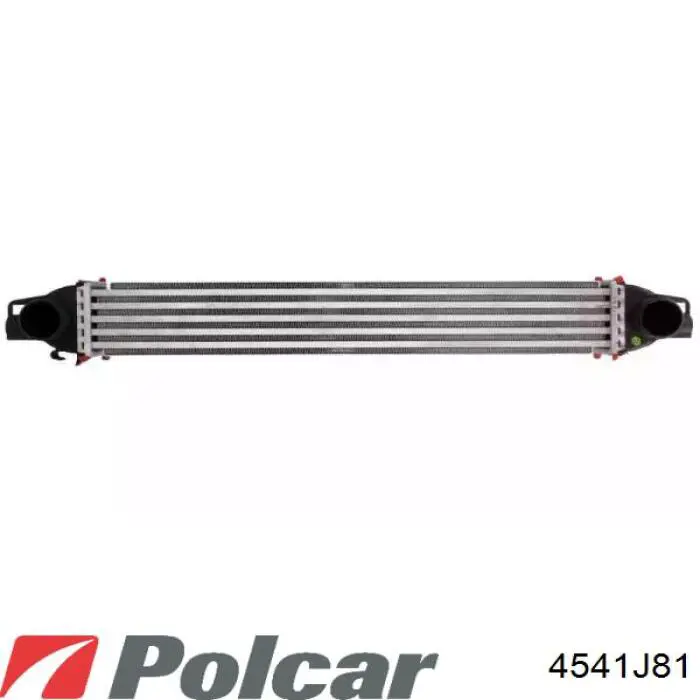 Купити 4541J81 Polcar Радіатор интеркуллера