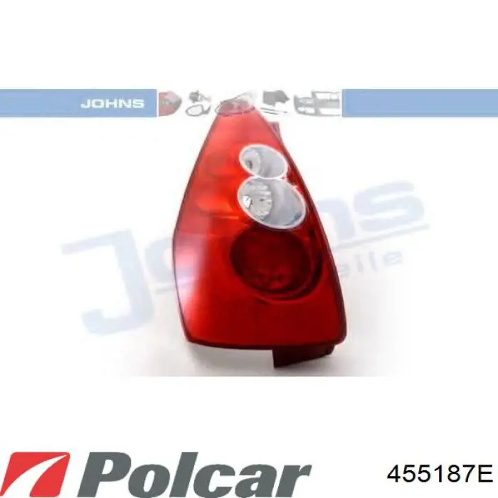455187E Polcar Задня ліва фара