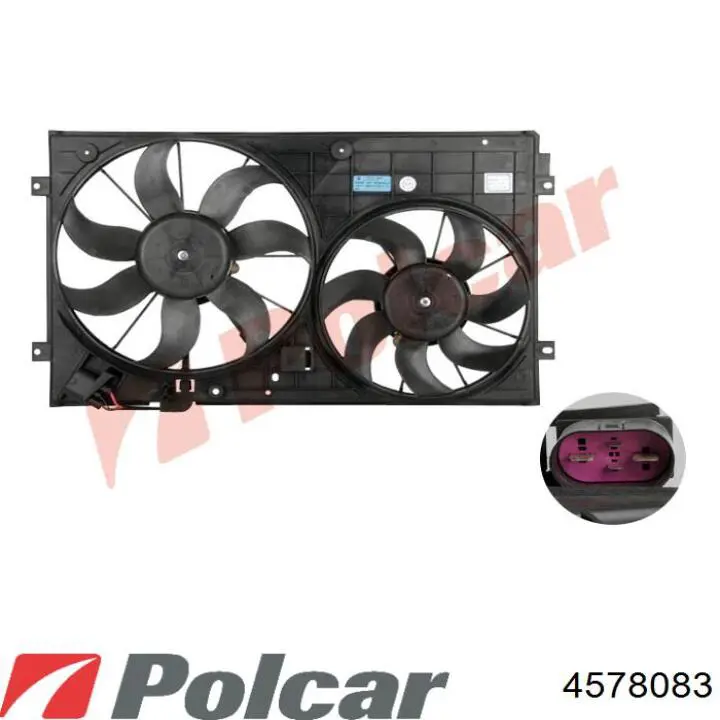 Радіатор 4578083 Polcar