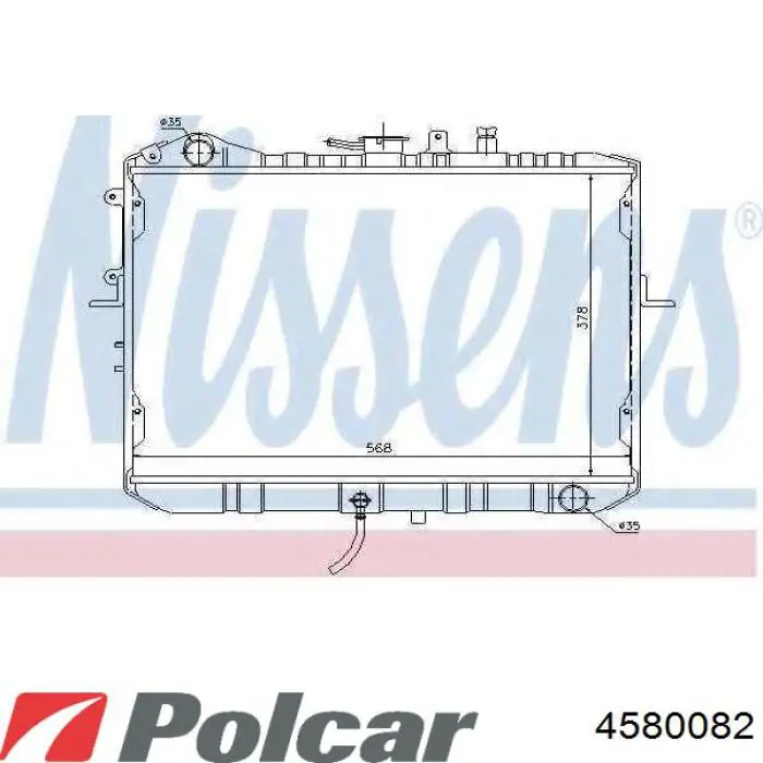 Купити RF0115200B Mazda Радіатор двигуна