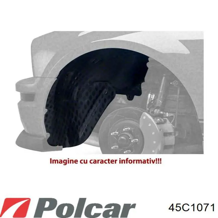 45C1071 Polcar бампер передній