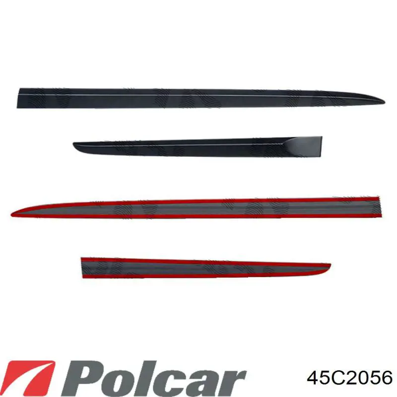 Купити 45C2056 Polcar Молдинг решітки радіатора, правий