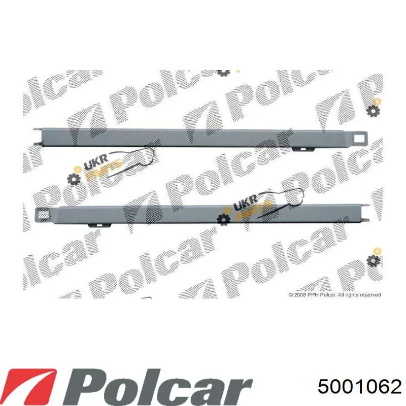 Вія (накладка) правої фари 5001062 Polcar