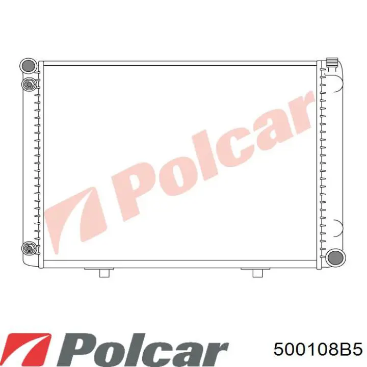 Радіатор 500108B5 Polcar