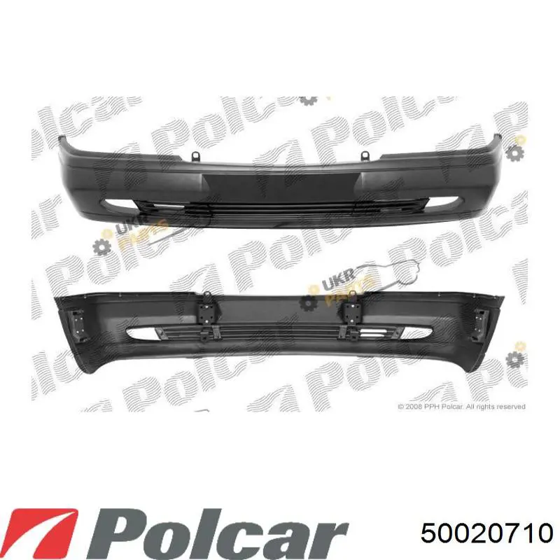 Бампер на авто Polcar 50020710 ціна, від 127.45 USD