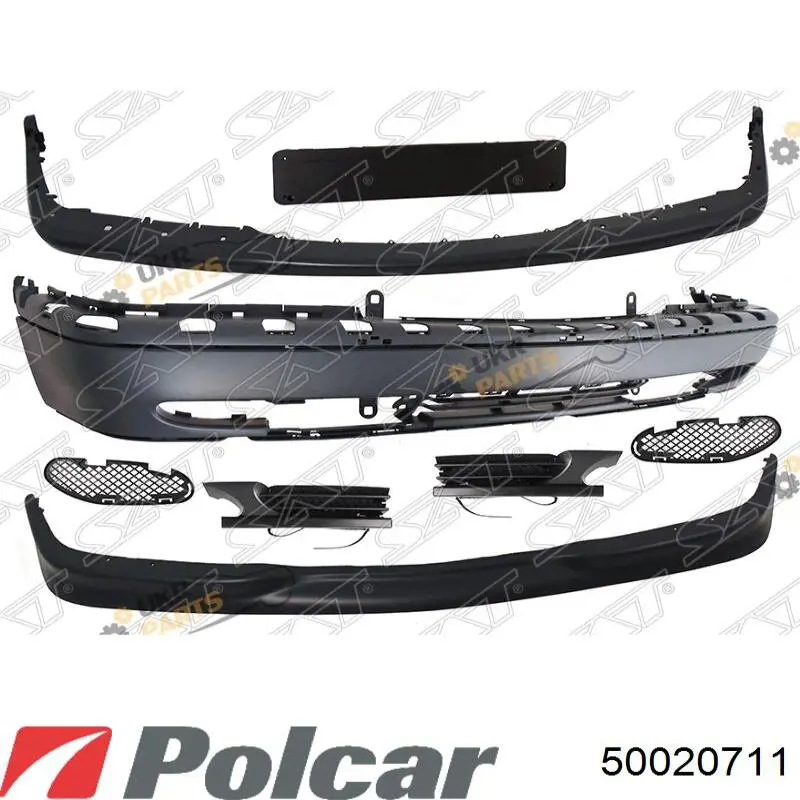 Бампер на авто Polcar 50020711 ціна, від 77.03 USD