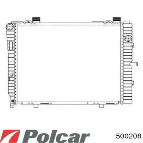 Радіатор охолодження Polcar 5002087