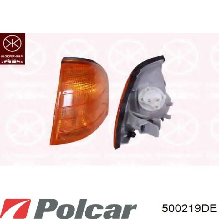Покажчик повороту лівий Polcar 500219DE