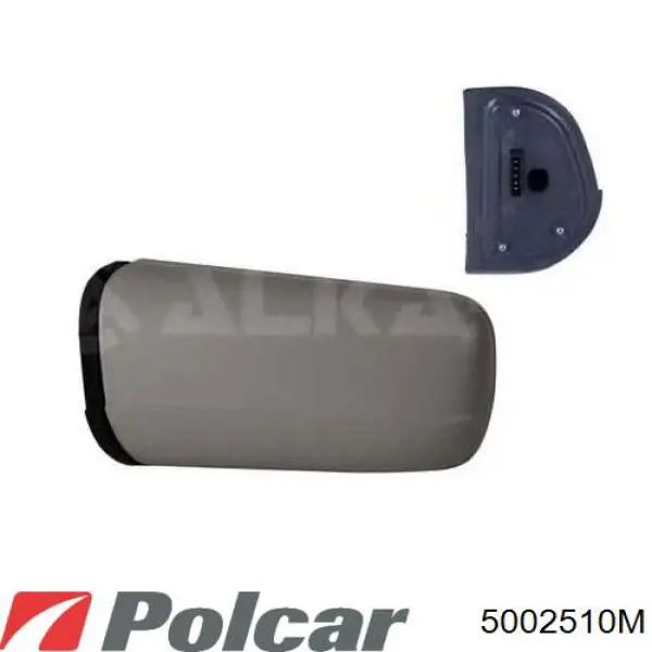 Накладка дзеркала заднього виду, ліва 5002510M Polcar