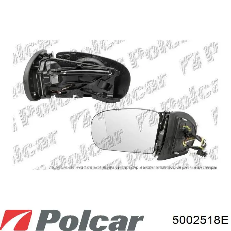 Накладка лівого бокового дзеркала Polcar 5002518E ціна, від 10.31 USD