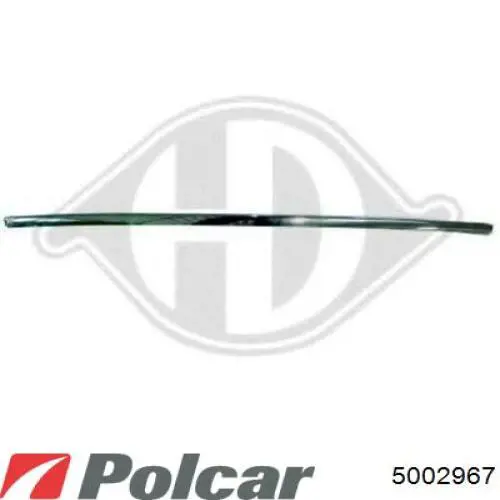 5002967 Polcar Молдинг заднього бампера, центральний