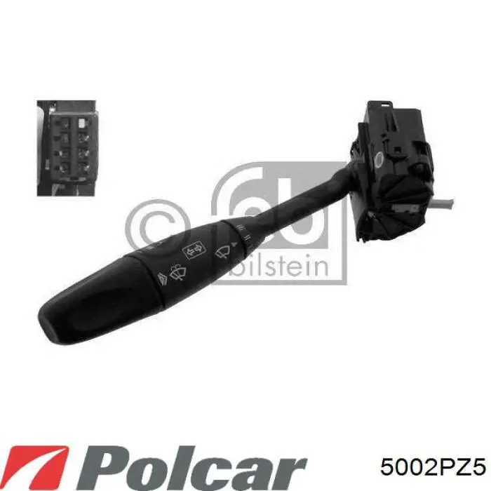 Перемикач підрульовий, лівий Polcar 5002PZ5 ціна, від 56.47 USD