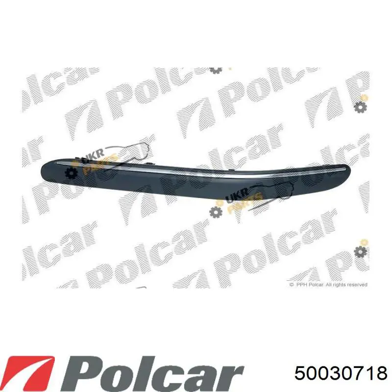 Купити PBZ04018MDR Signeda Молдинг переднього бампера, правий