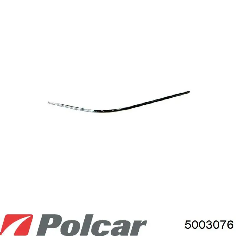 Молдинг переднього бампера, правий 5003076 Polcar