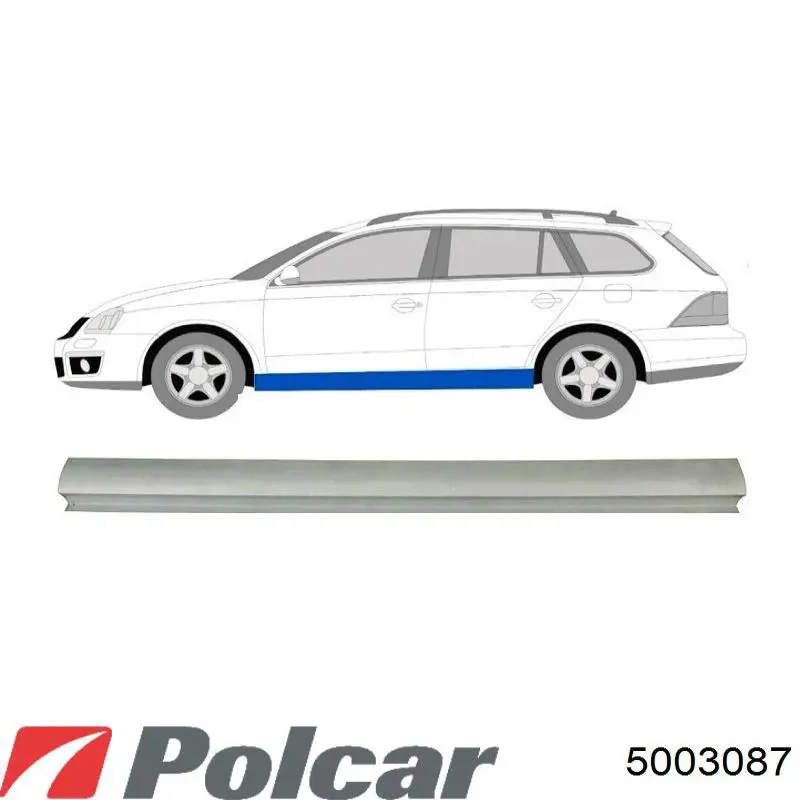 Радіатор 5003087 Polcar