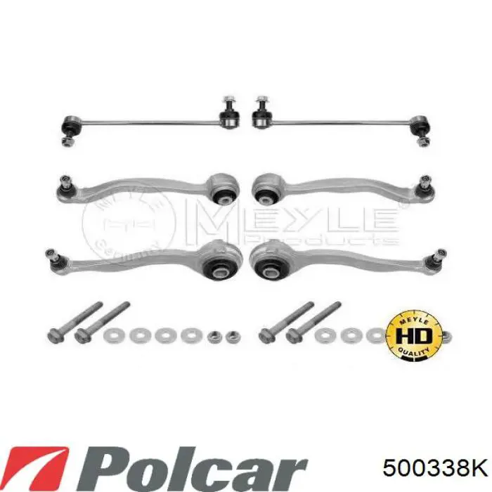 Важіль передньої підвіски нижній, правий Polcar 500338 ціна, від 26.02 USD