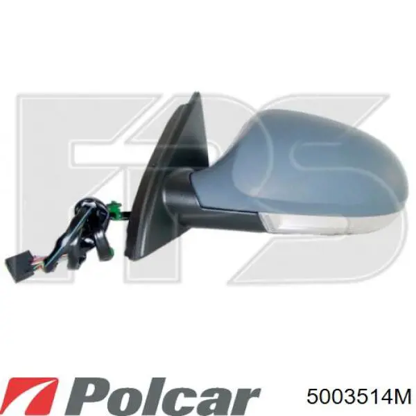 Ліве бокове дзеркало 5003514M Polcar