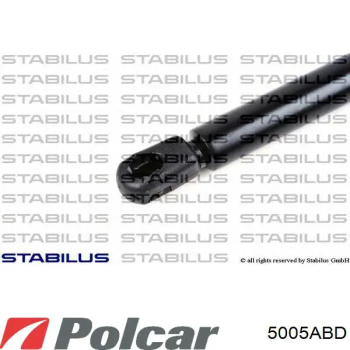 5005ABD Polcar Амортизатор кришки багажника / двері 3/5-ї задньої