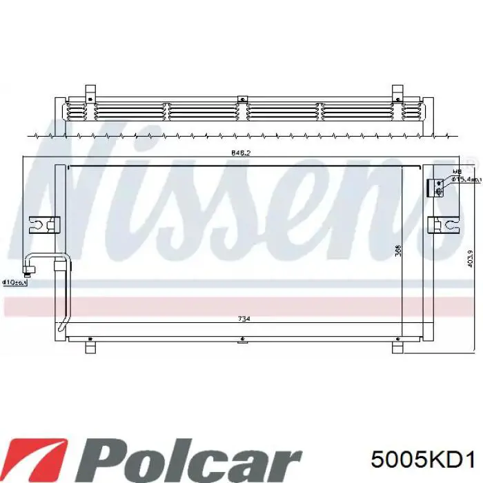 Ресивер-осушувач кондиціонера KTT120077 Thermotec