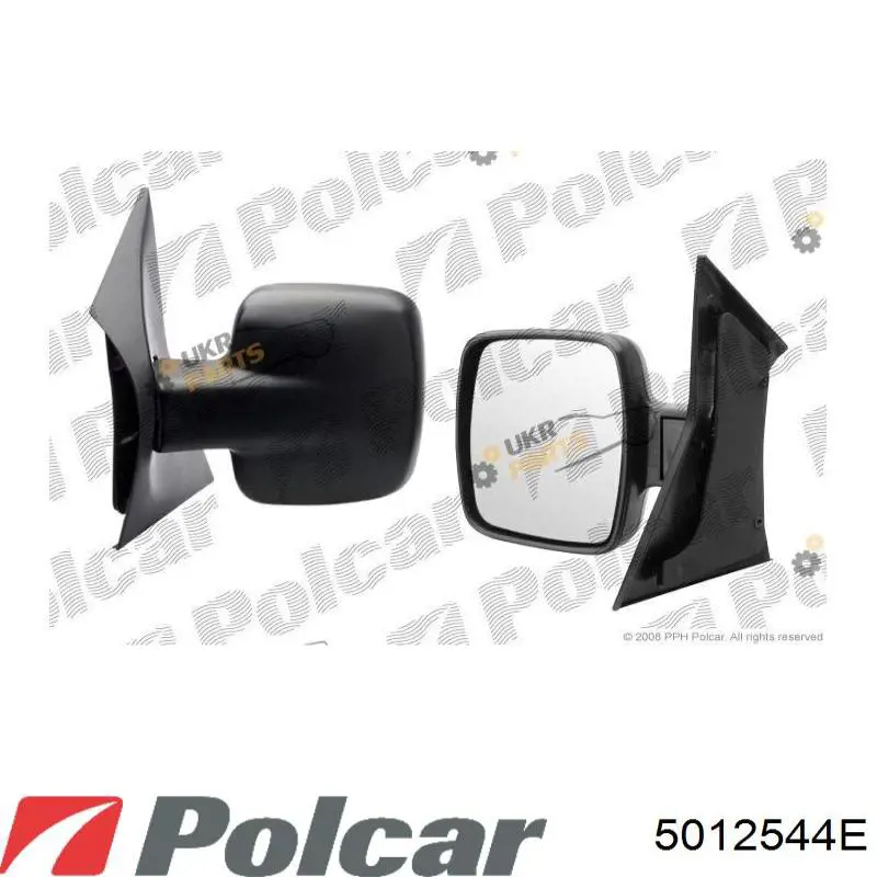 5012544E Polcar Скло зерказа заднього виду