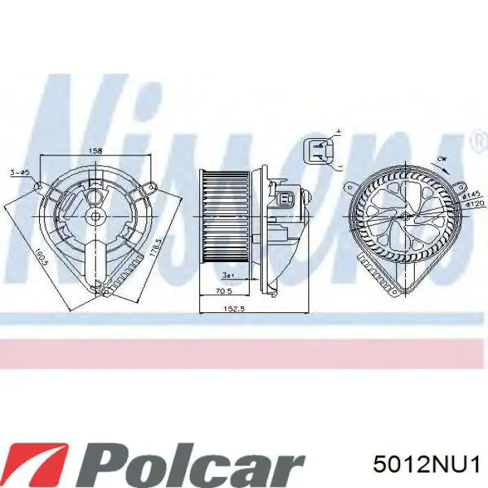 Моторчик пічки Mercedes 28301508
