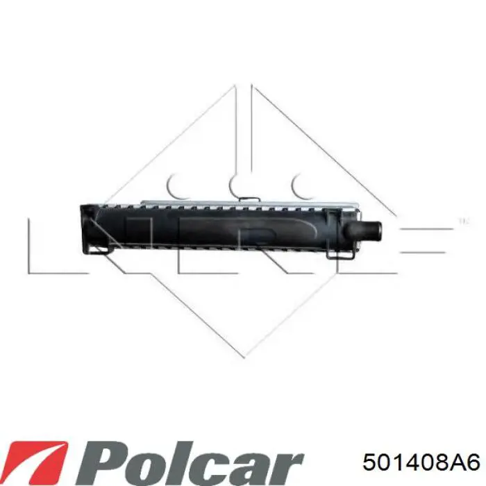 501408A6 Polcar Радіатор охолодження двигуна