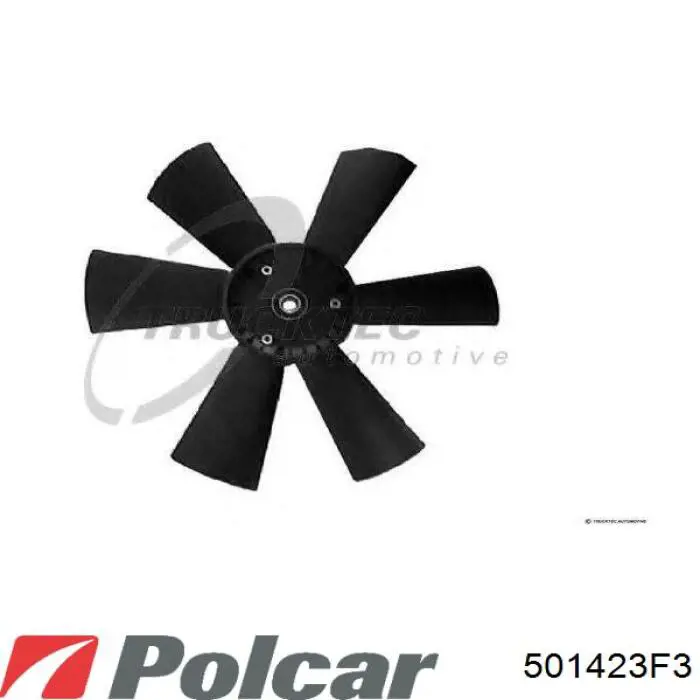 Вентилятор/крильчатка радіатора охолодження 500123F2 Polcar