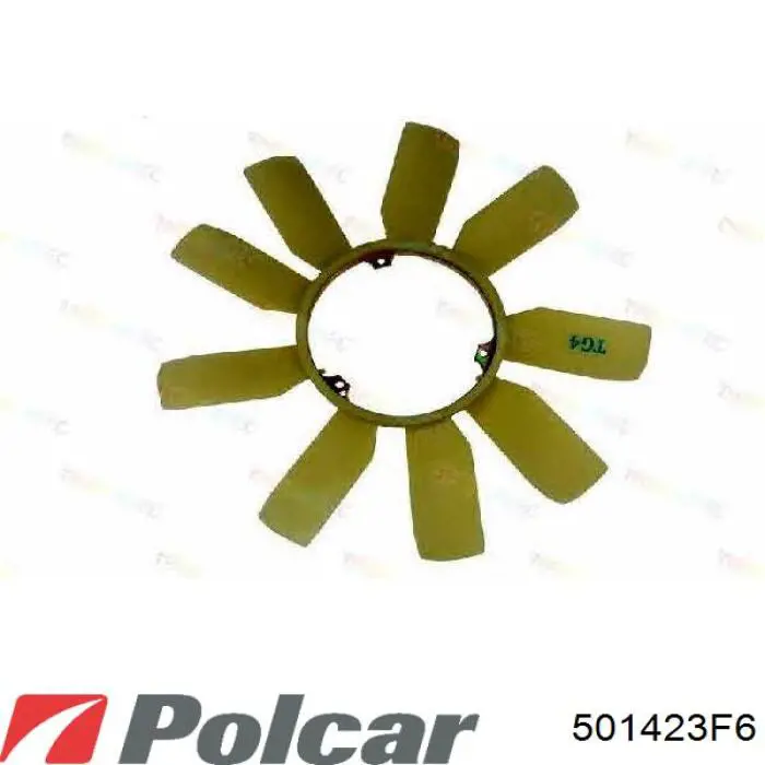 501423F6 Polcar Вентилятор / крильчатка радіатора охолодження