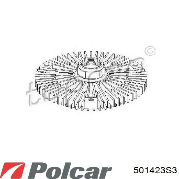 501423S3 Polcar вискомуфта, вязкостная муфта вентилятора охолодження