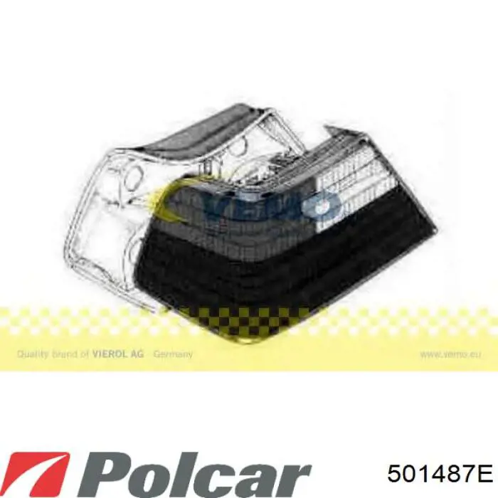 Лівий стоп 501487E Polcar
