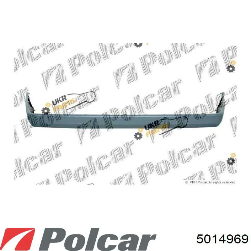 Накладка бампера заднього 5014969 Polcar