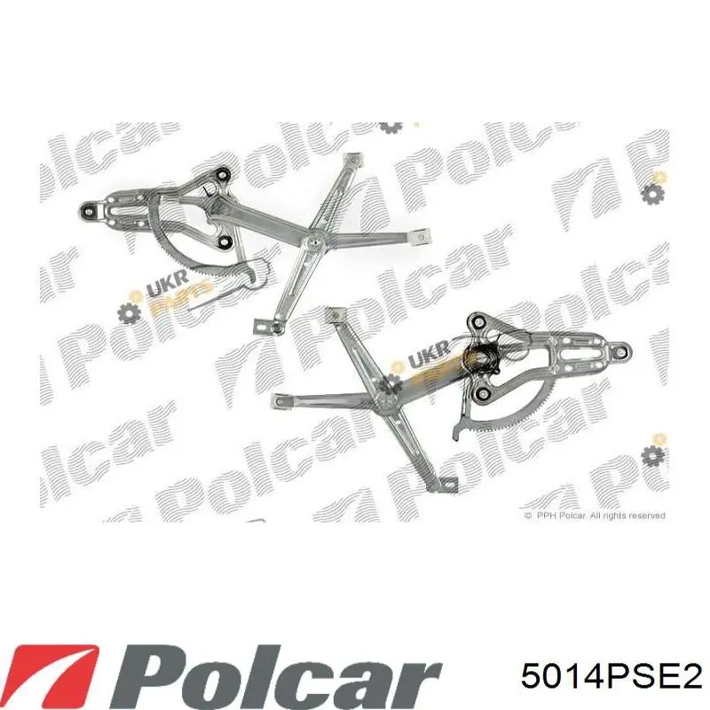 Механізм склопідіймача двері передньої, правої 5014PSE2 Polcar