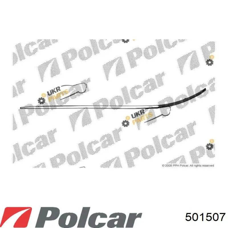 Передній бампер 501507 Polcar