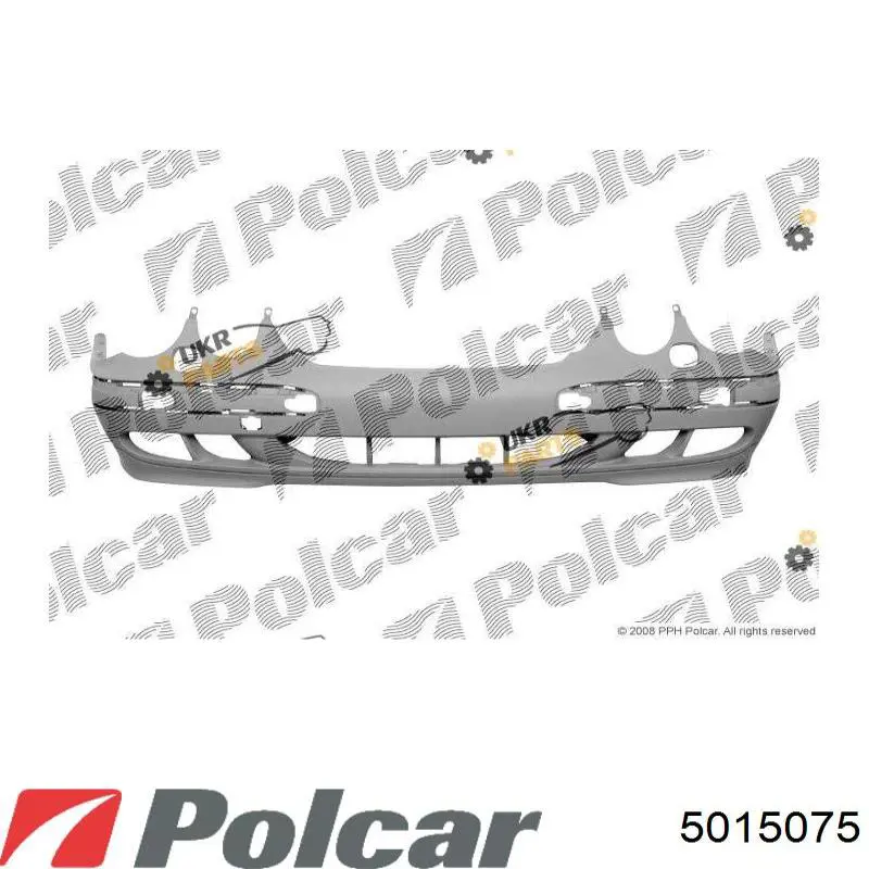 5015075 Polcar Бампер передній в зборі