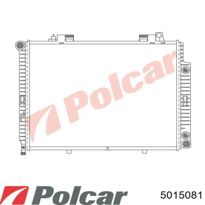 5015081 Polcar радіатор охолодження двигуна