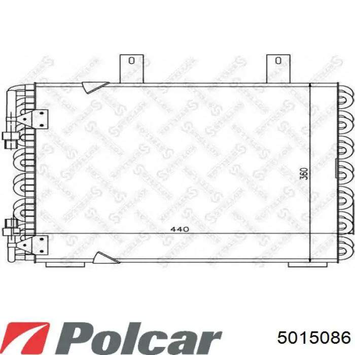 Купити A2105006503 Mercedes Радіатор двигуна