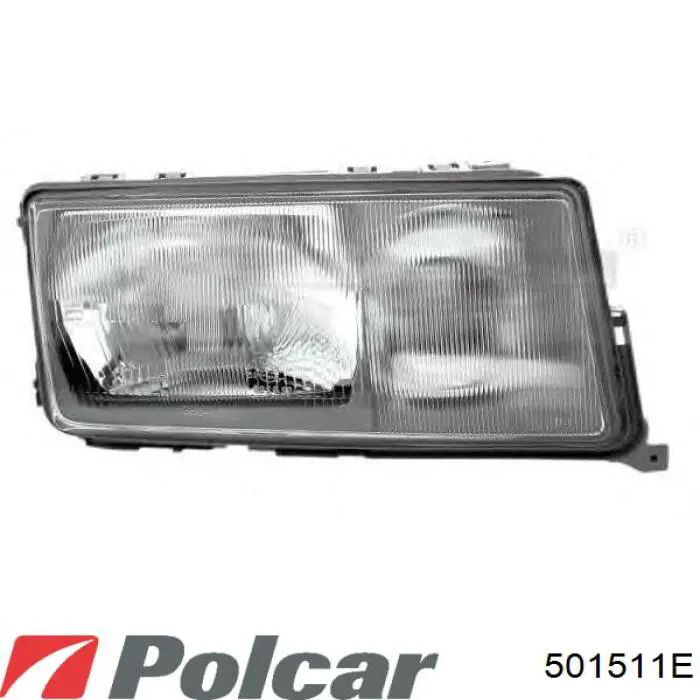 Скло фари лівої 501511E Polcar