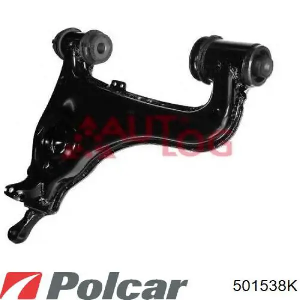 Важіль передньої підвіски нижній, правий 501538K Polcar