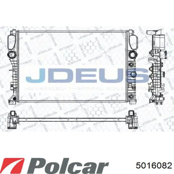 Купити 5016082 Polcar Радіатор двигуна