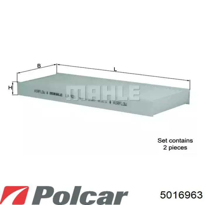 Купити 5016963 Polcar Буфер бампера заднього