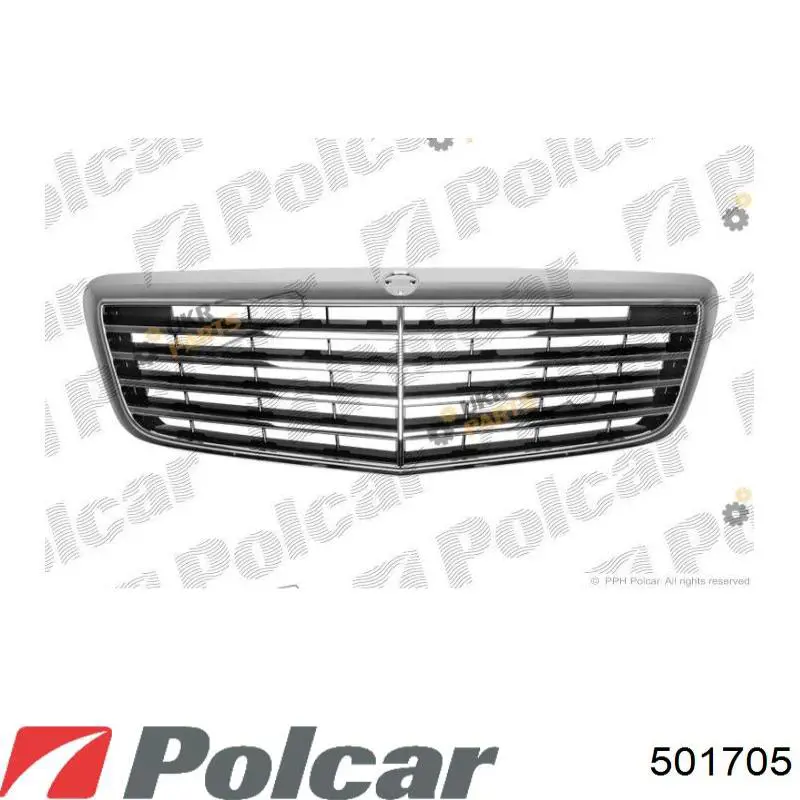 Купити 501705 Polcar Захисна решітка радіатора