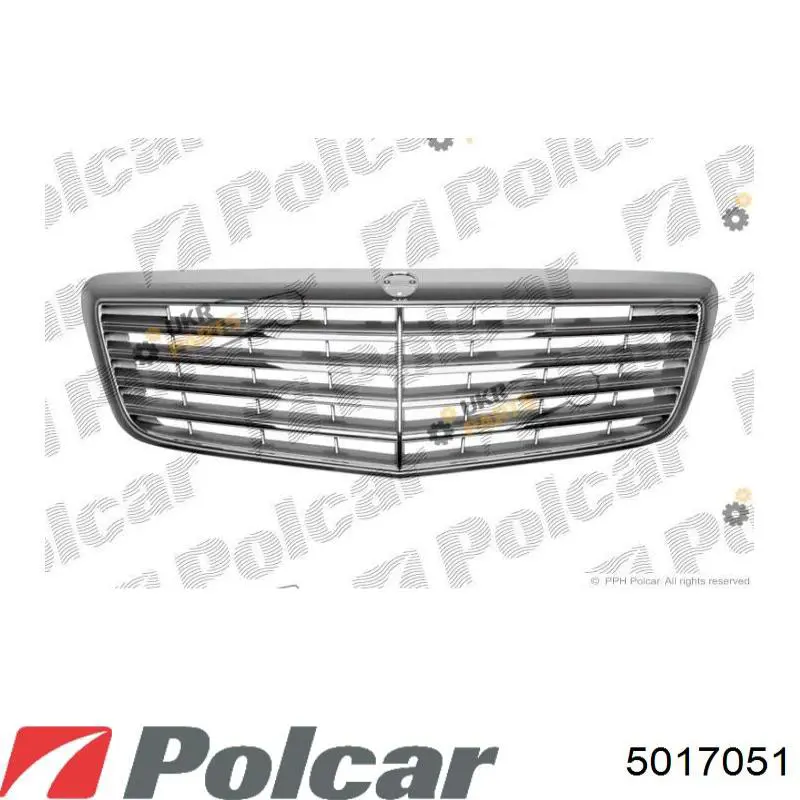 Купити 5017051 Polcar Захисна решітка радіатора