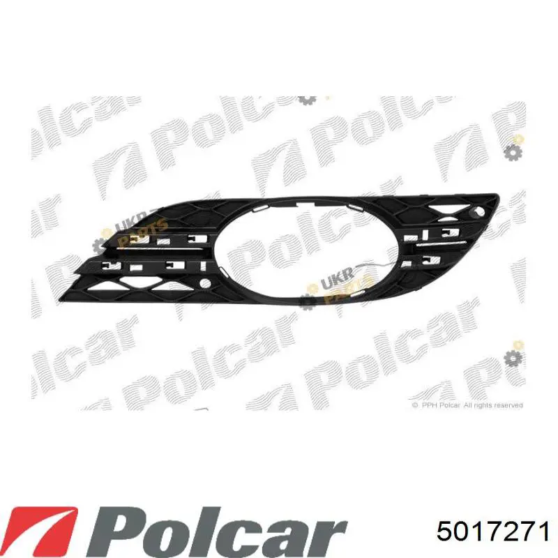 Заглушка під протитуманні фари, ліва Polcar 5017271 ціна, від 5.65 USD