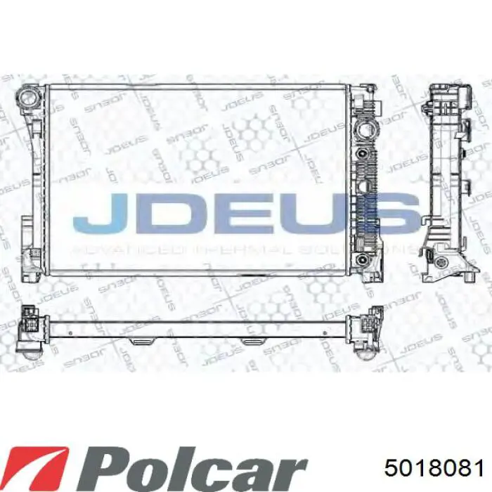5018081 Polcar радіатор охолодження двигуна