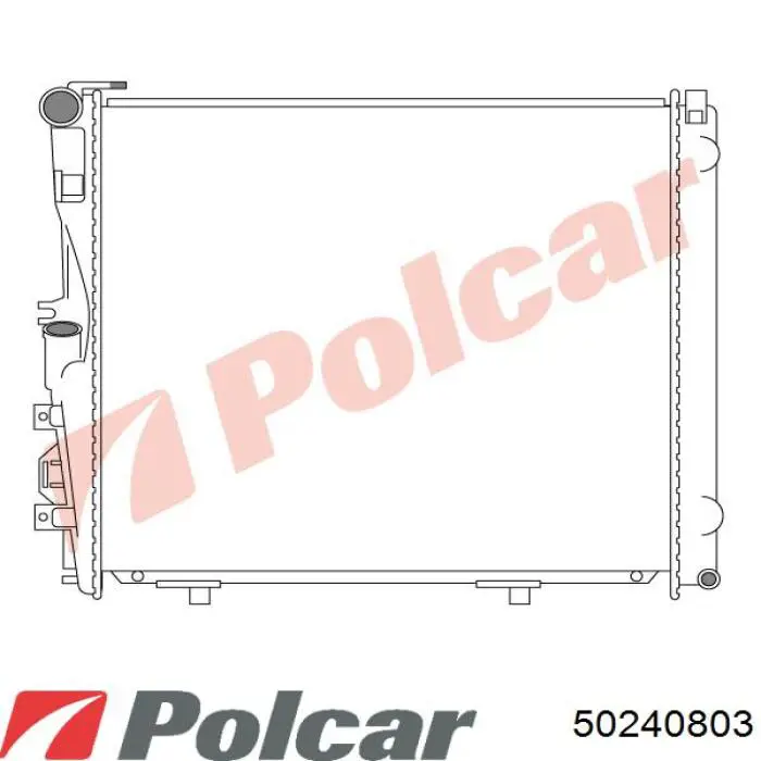 Радіатор 50240803 Polcar