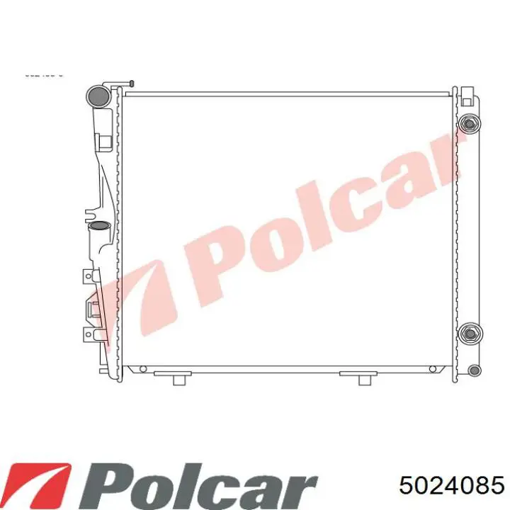 Радіатор 5024085 Polcar