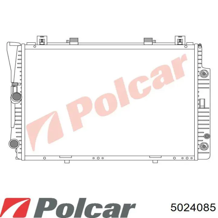 5024085 Polcar Радіатор охолодження двигуна