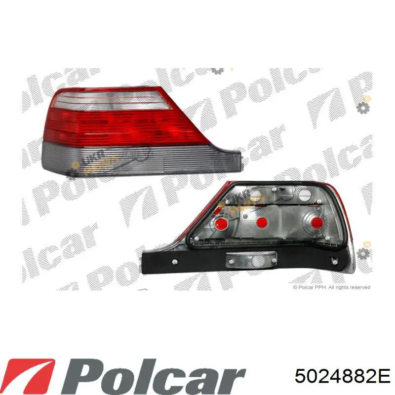 Задні ліхтарі Polcar 5024882E ціна, від 75.78 USD